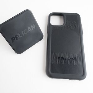 Pelican Protector Series iPhone 11 Pro Case with EMS Car Vent Mount (Black)